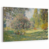 Claude Monet Wall Art – Vibrant Garden Scene, Impressionist Canvas Prints
