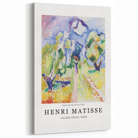 Henri Matisse Art Prints – Promenade Des Oliviers, 1905 – Matisse Canvas Art