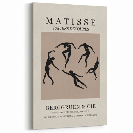 Henri Matisse Art Prints - Papiers Decoupes Cut-Outs Canvas Wall Art
