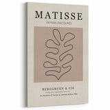 Henri Matisse Art Prints – Papiers Découpés Canvas Wall Art – Minimalist Design