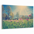 Estonian Landscape Art - Spring Meadow with Wildflowers in Bloom