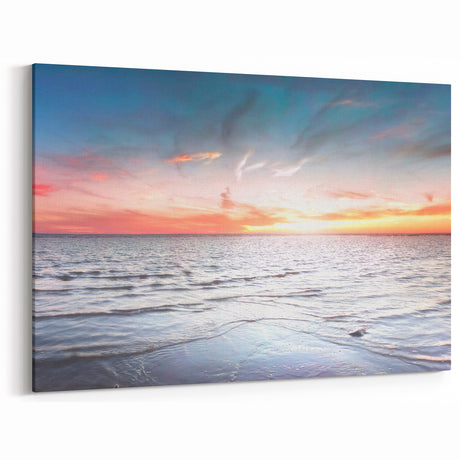 Scenic Estonia Prints - Baltic Sea Sunset Over Calm Waters