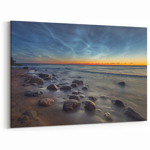Estonian Nature Photography - Baltic Sea Shore at Twilight