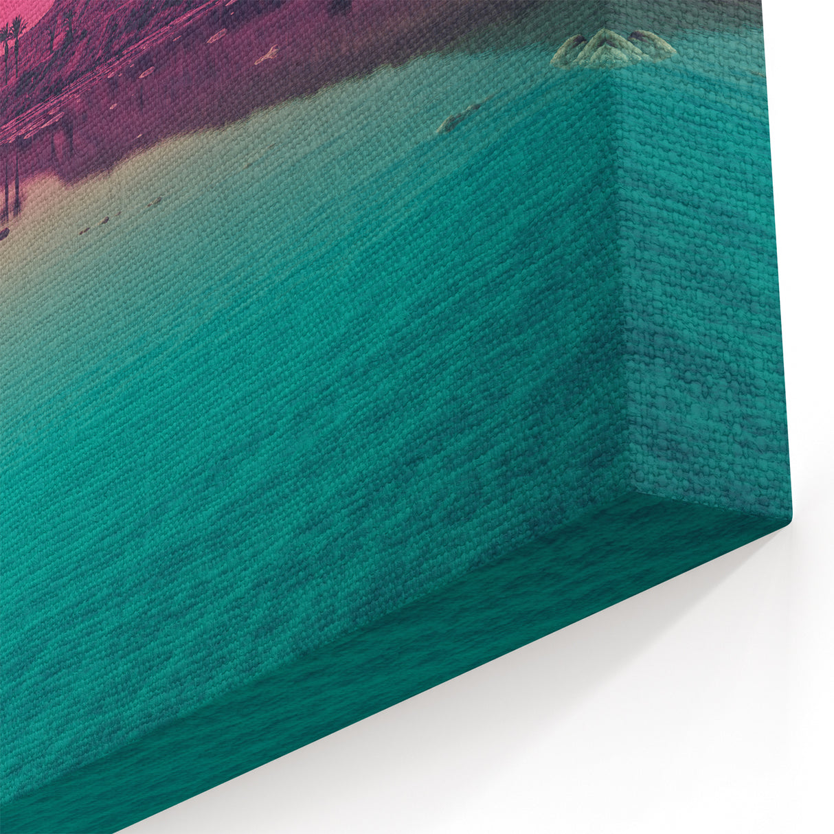 Dead Sea Sunset Glow - Stunning Jordan Wall Art in Vibrant Landscape