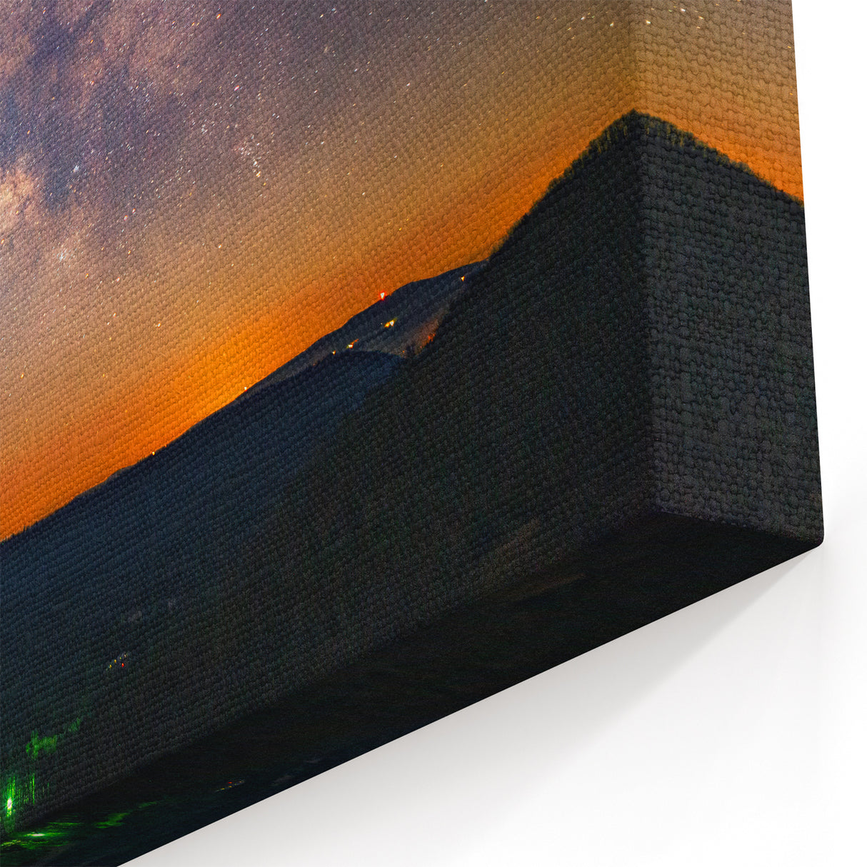 Arkansas Nature Photography - Starry Night Sky Over Ozark Mountains Art