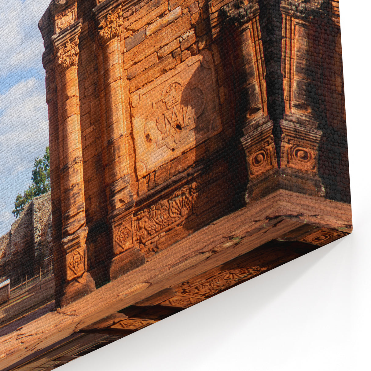 Ancient Jordanian Ruins - Stunning Wall Art in Historic Desert Landscape