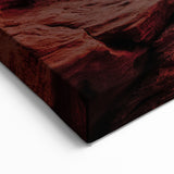 Sedona Canyon Art - Cave View of Arizona Red Rocks at Sunset Landscape Print