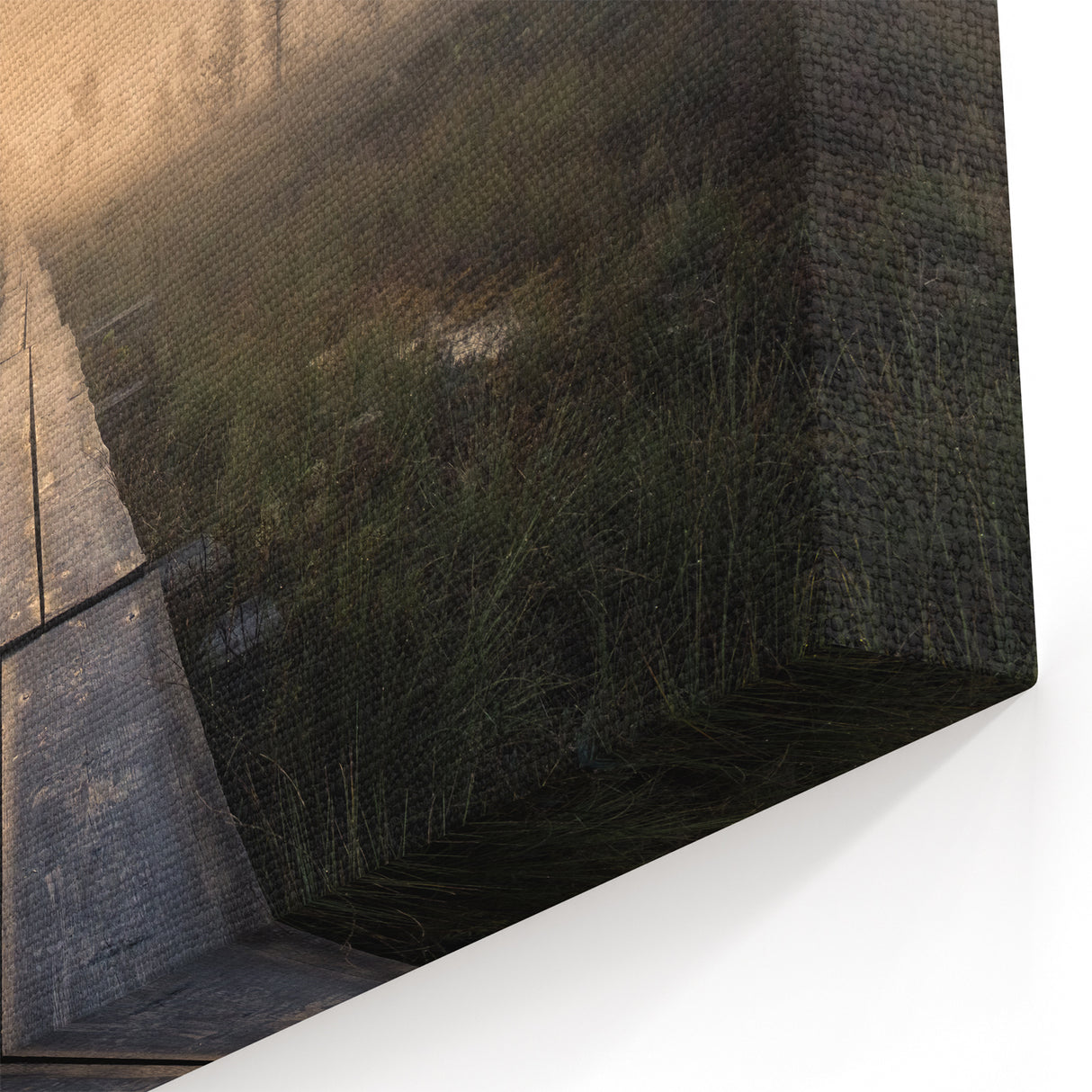Finnish Nature Canvas - Scenic Finland Art of Misty Sunrise Landscape