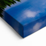 Scenic Finland Art - Serene Lake Reflection of Forest and Sky Wall Print