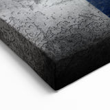 Finnish Nature Canvas - Rustic Textured Finland Flag Scenic Wall Art