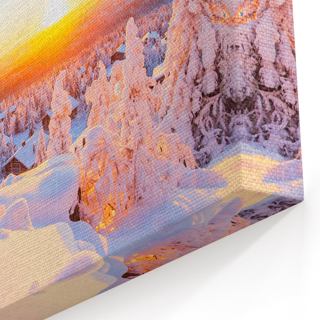 Finland Scenery Wall Art – Nordic Landscape Prints of Winter Sunrise