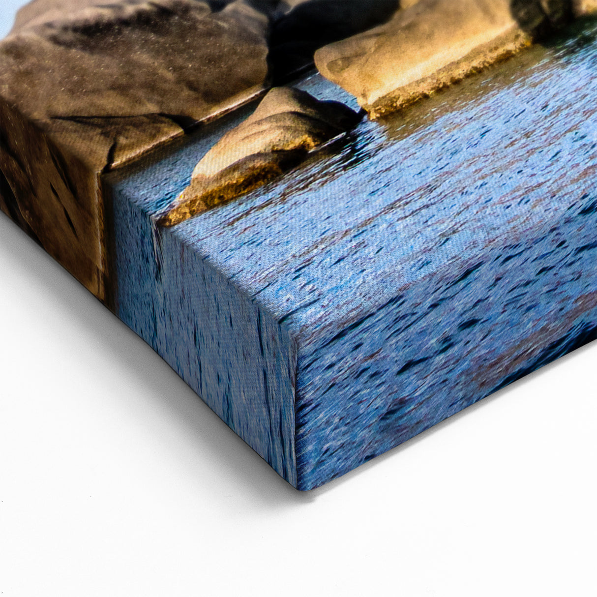 Mediterranean Art: Corsica - Coastal Rock Formations Under Blue Sky Print