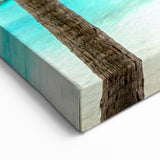 Iconic Tahiti Mountain View - Tropical Beach Canvas Art