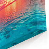 Tahiti Shark Waters - Underwater Adventure Canvas Print