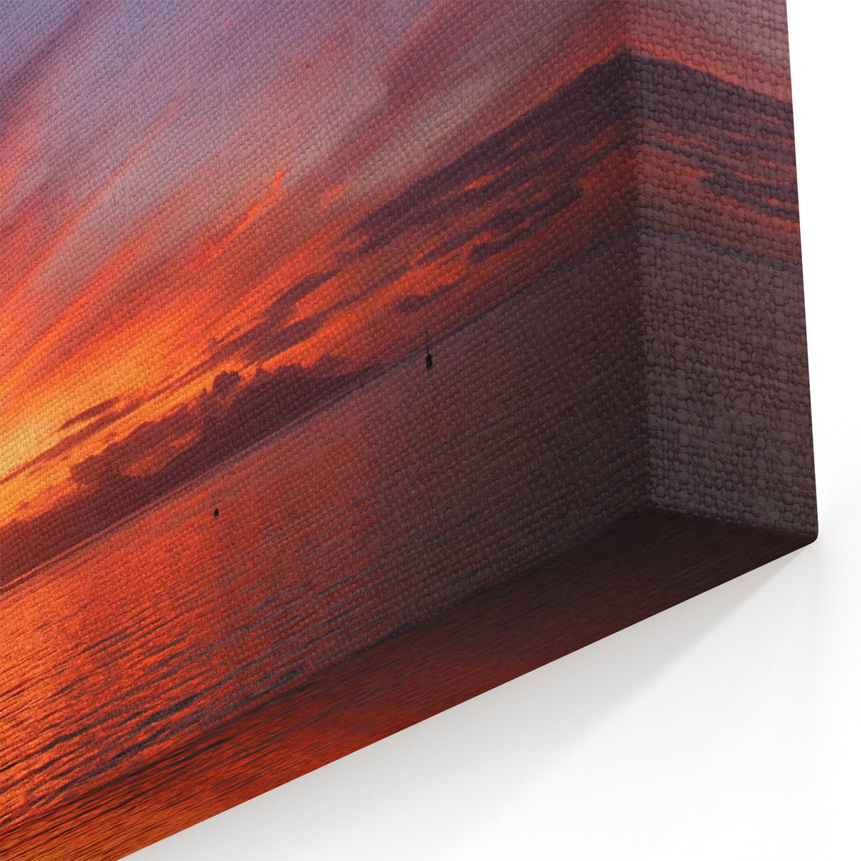 Tahiti Ocean Sunset - Serene Seascape Canvas Art