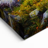 French Alps Canvas Prints – Alpine Flowers and Mountain Lake Scenery