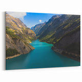 French Alps Photography - Alpine River Flowing Through Majestic Valleys