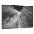 Coyote Buttes Black and White Art - Arizona Desert Rock Formations Print