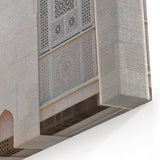 Intricate Mosque Window Design Oman Wall Art – Elegant Middle Eastern Print