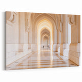 Elegant Mosque Corridor Oman Wall Art – Architectural Middle Eastern Print