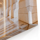 Elegant Mosque Corridor Oman Wall Art – Architectural Middle Eastern Print
