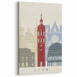 Lyon Wall Art – Modern Architectural Illustration of Lyon’s Landmarks