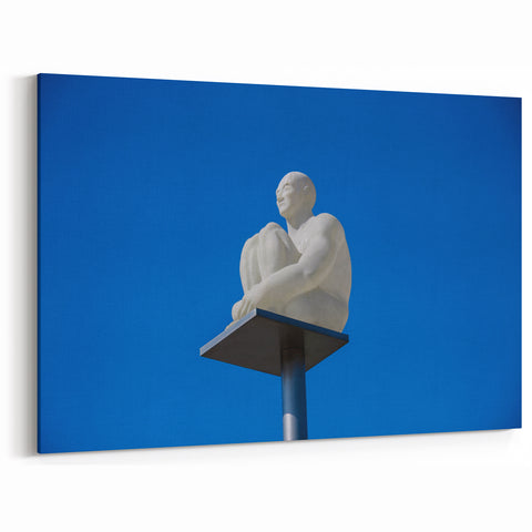 Nice Landmark Art - Modern Sculpture Against a Blue Sky