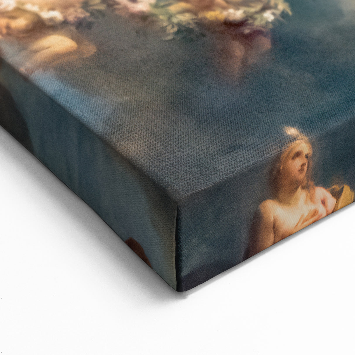 Romantic Paris Art - French Baroque Ceiling Painting in Soft Hues
