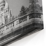 Paris Cityscape - Black and White Photography of Sacré-Cœur Basilica