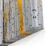 Aspen Colorado Wall Art - Close-Up of Aspen Trunks with Autumn Leaves