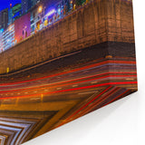 Connecticut Canvas Art - Hartford City Lights Photography