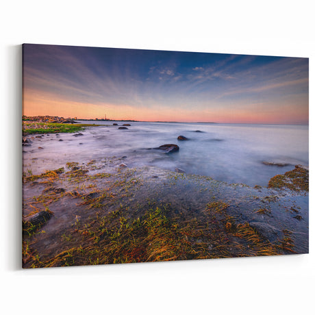Connecticut Landscape Art - Serene Coastal Sunrise Photography
