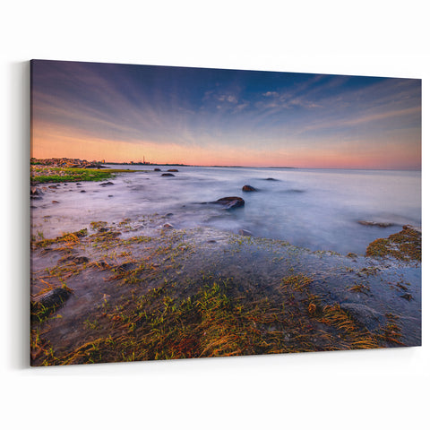 Connecticut Landscape Art - Serene Coastal Sunrise Photography