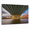 Connecticut Photography - Modern Urban Bridge Architecture Art Print