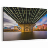Connecticut Photography - Modern Urban Bridge Architecture Art Print