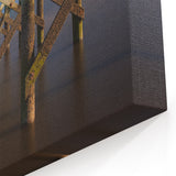 Connecticut Photography - Serene Pier Over Water Coastal Connecticut Canvas Art