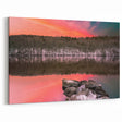 Snow-Covered Forest Reflections at Sunset Scenic Prints - Connecticut Wall Art