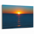 Delaware Coastal Art - Vibrant Ocean Sunset Photography on Canvas