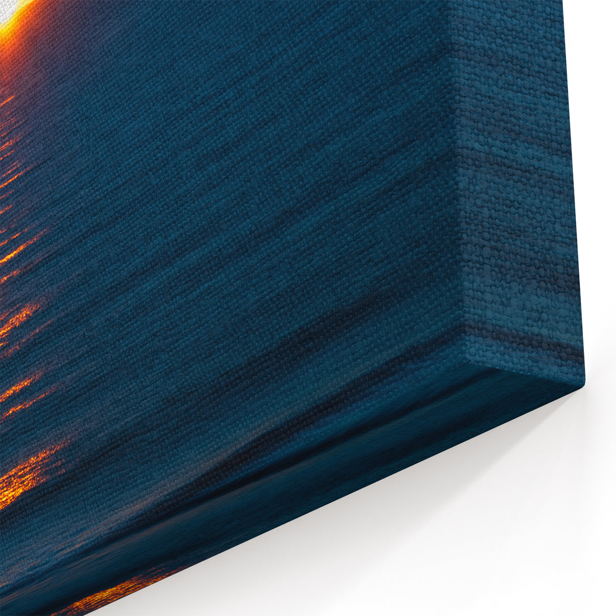 Delaware Coastal Art - Vibrant Ocean Sunset Photography on Canvas