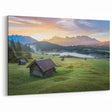 Germany Landscape Prints - Bavarian Countryside Sunrise Over Lake
