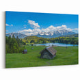 Germany Landscape Prints – Alpine Cabin and Bavarian Mountain Scene