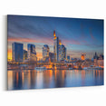 German Cities Wall Art - Scenic Frankfurt Skyline at Sunset Print