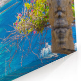 Greek Islands Art Prints - Archway View of Mykonos Coastline