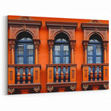 Middle Eastern Architecture Art - Ornate Window Facade Wall Print