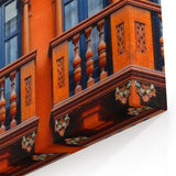 Middle Eastern Architecture Art - Ornate Window Facade Wall Print
