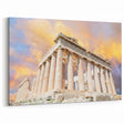 Acropolis Artwork - Parthenon Canvas with Rainbow for Athens Wall Art