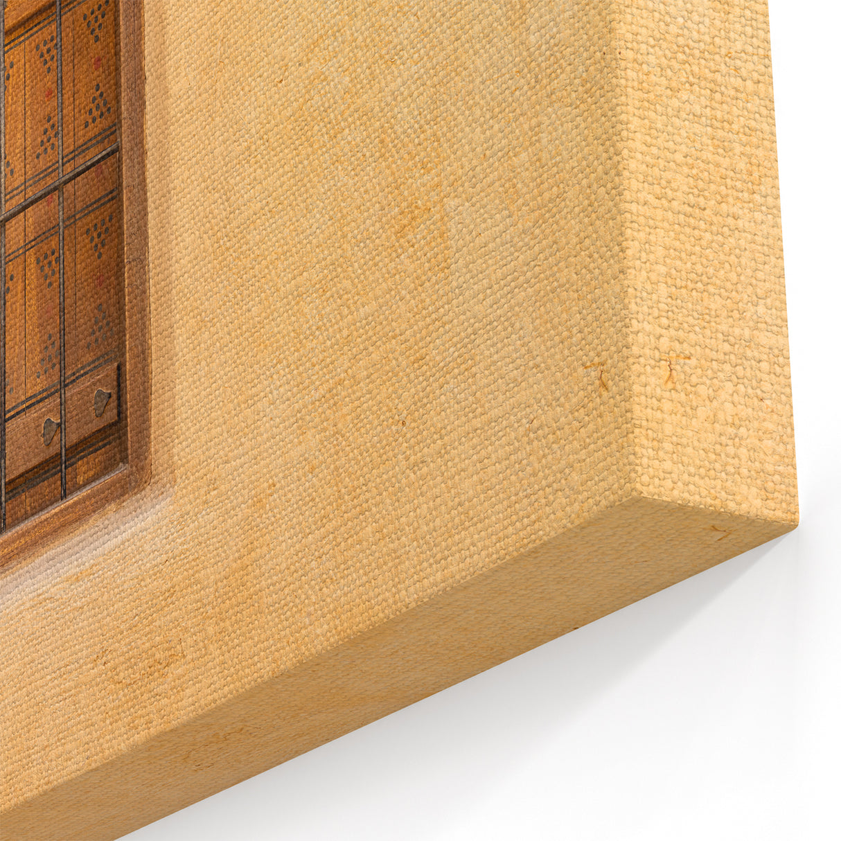 Traditional Saudi Arabian Window Art - Ornate Wooden Window Design Print