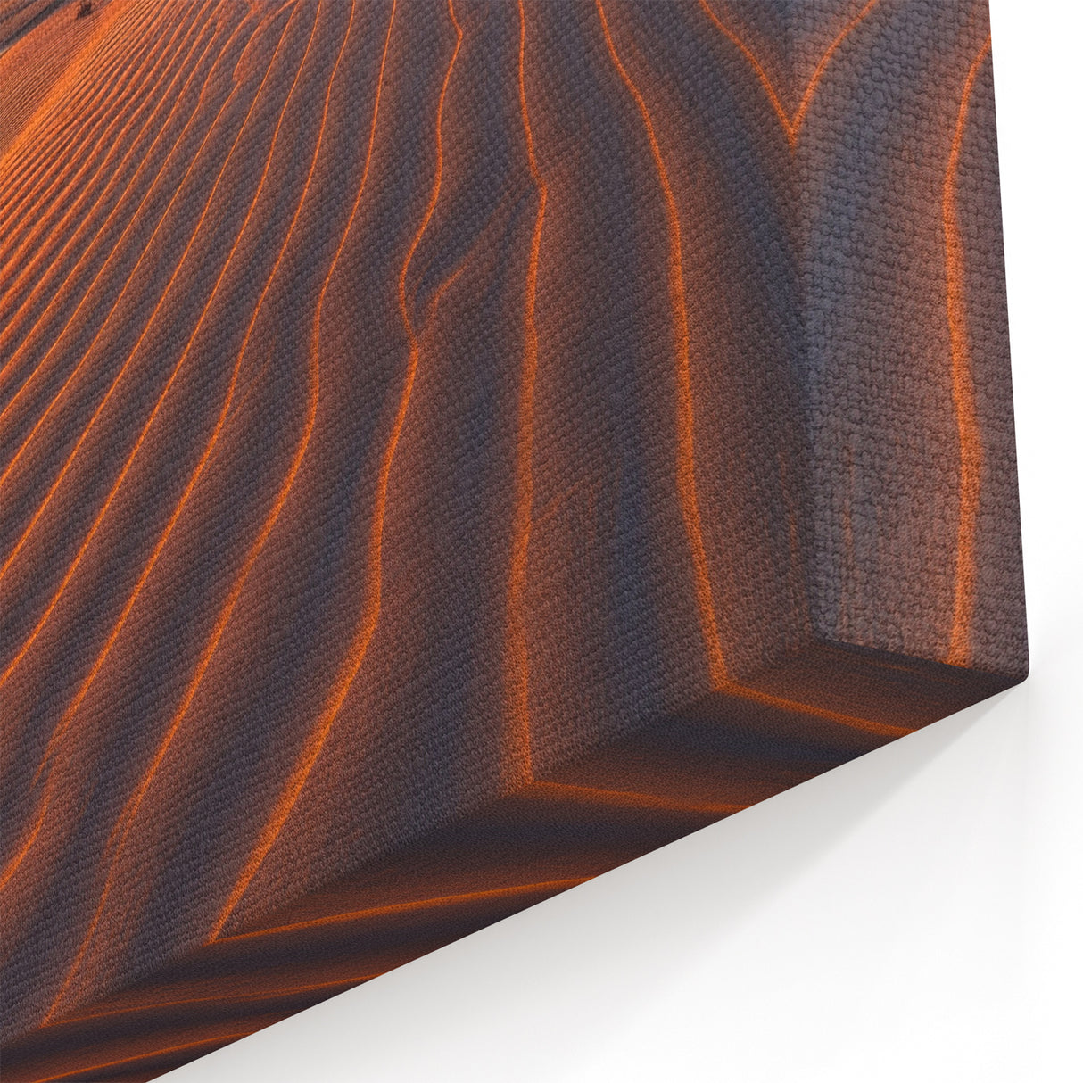 Saudi Arabian Desert Sunset Art - Scenic Sand Dunes at Sunset Wall Print