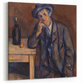 Paul Cezanne Prints - Thoughtful Man Portrait Post-Impressionist Wall Art