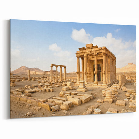 Ancient Syria Ruins Wall Art – Syrian Landscape Prints with Cultural Artwork